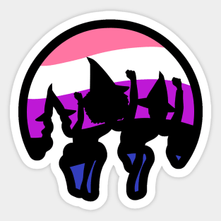 Witches Vote- Gender Fluid Pride! Sticker